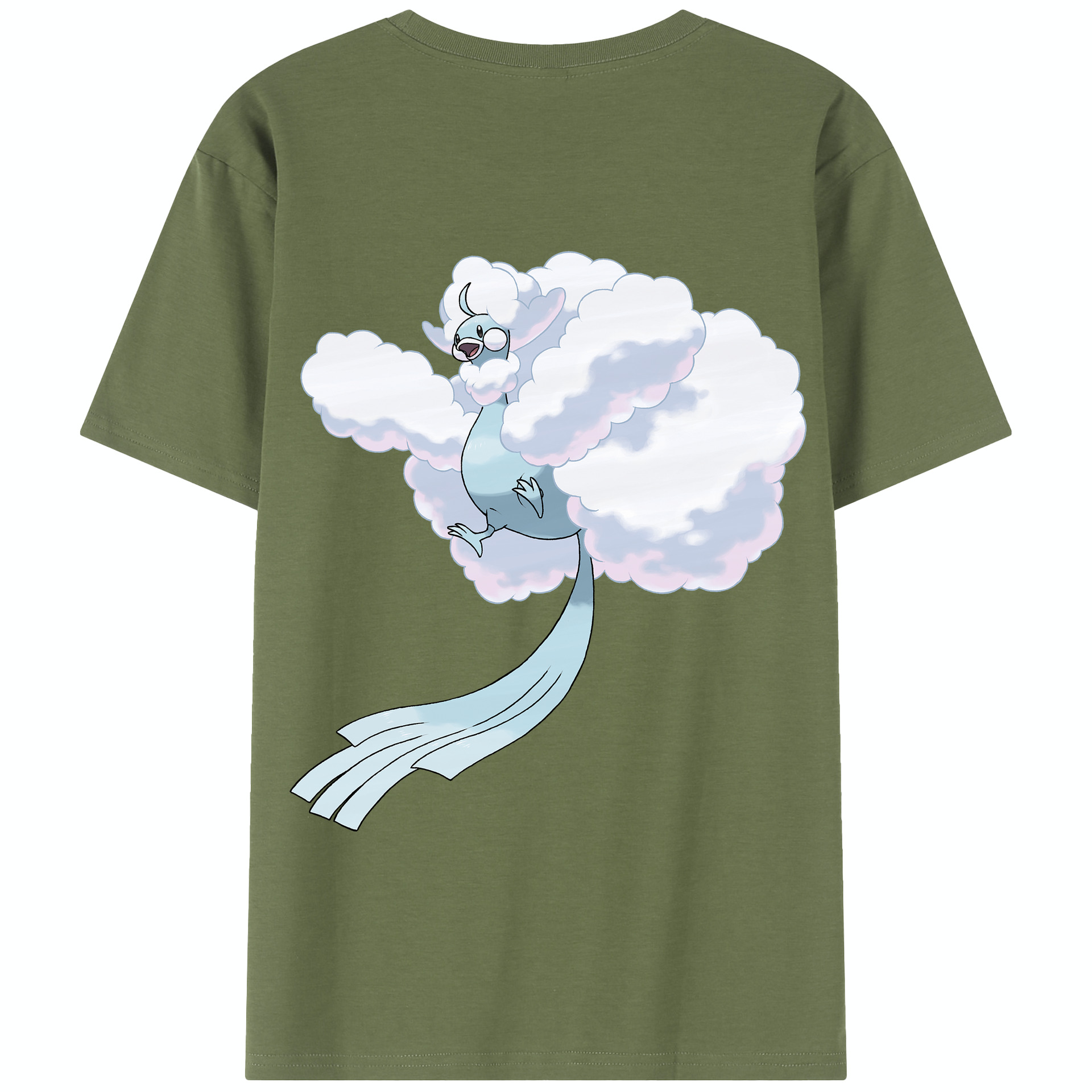 （画像用） ポケットモンスター Pokémon 綿100％半袖Tシャツ（背面プリント）